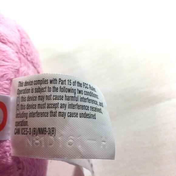 Little Tikes Interactive Plush Pink Elephant Talking Seven Different Talk Button - Picture 6 of 10